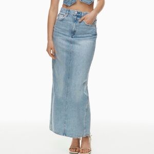 Aritzia Denim Forum Skirt